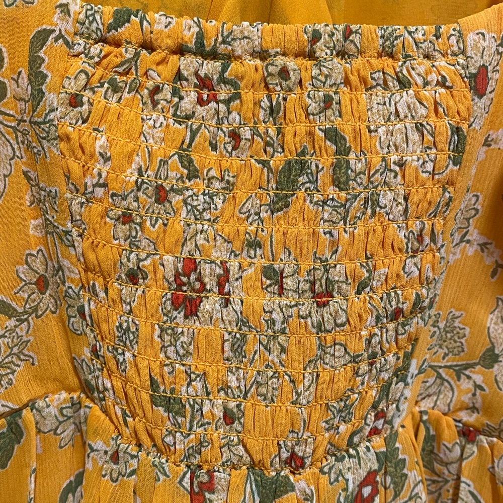 Jessica Simpson Butterscotch Southern Beauties Mini Iris Dress Size Small NWT - Picture 6 of 11